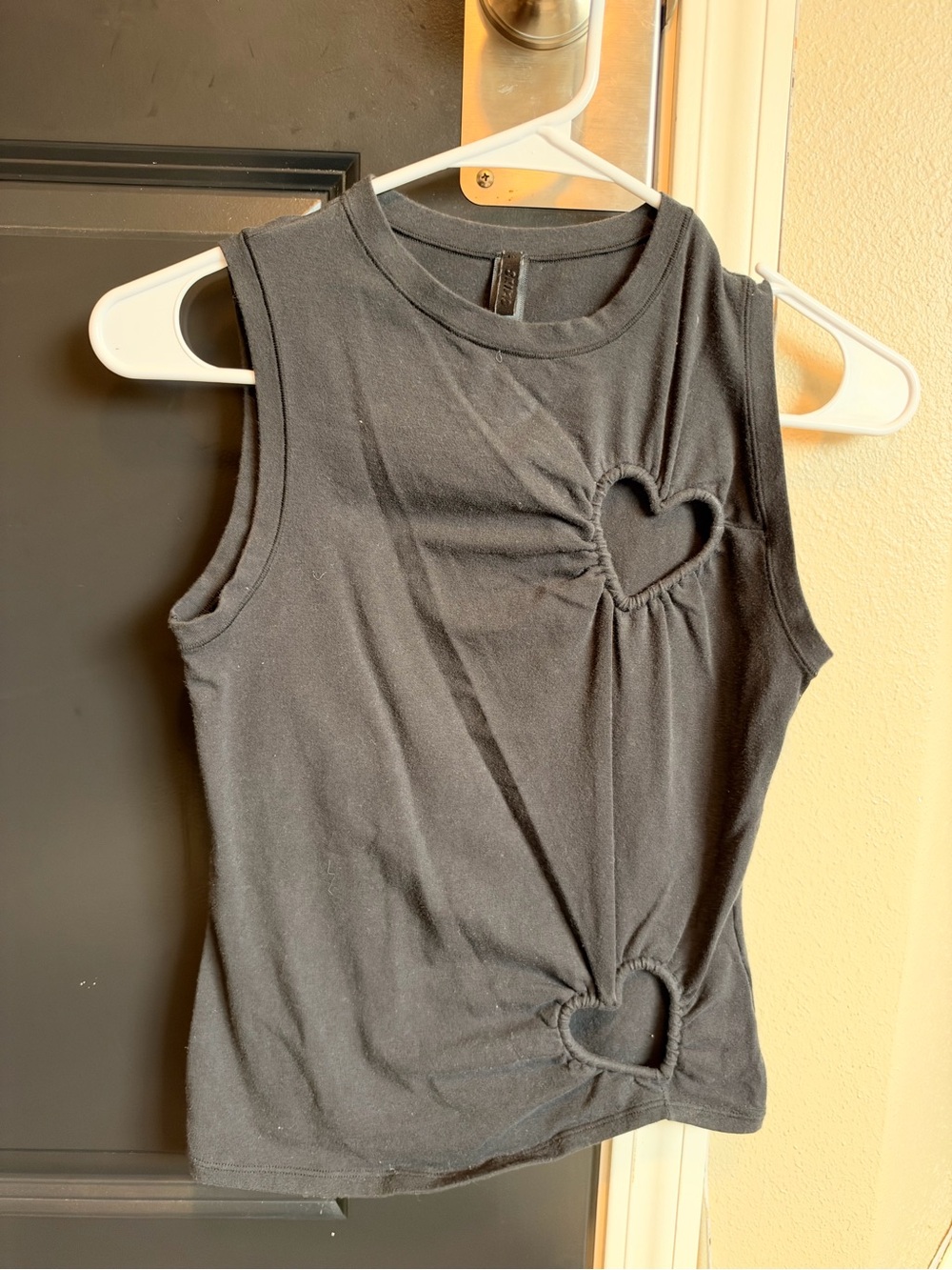 SKIMS limited edition Valentine’s Collection heart cutout tank top
